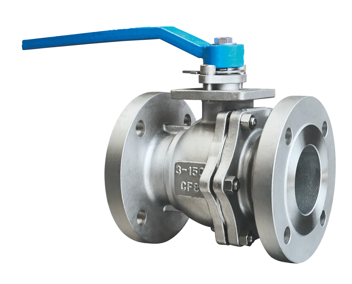 2PC API WCB Flange Ball Valve 150LB