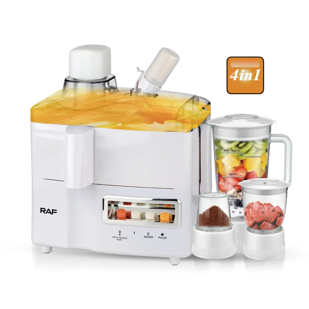 Household Chopper, Smoothie Blender, Juice Extractor, Citrus Juicer Multifunctional 4 in 1 Food Processor