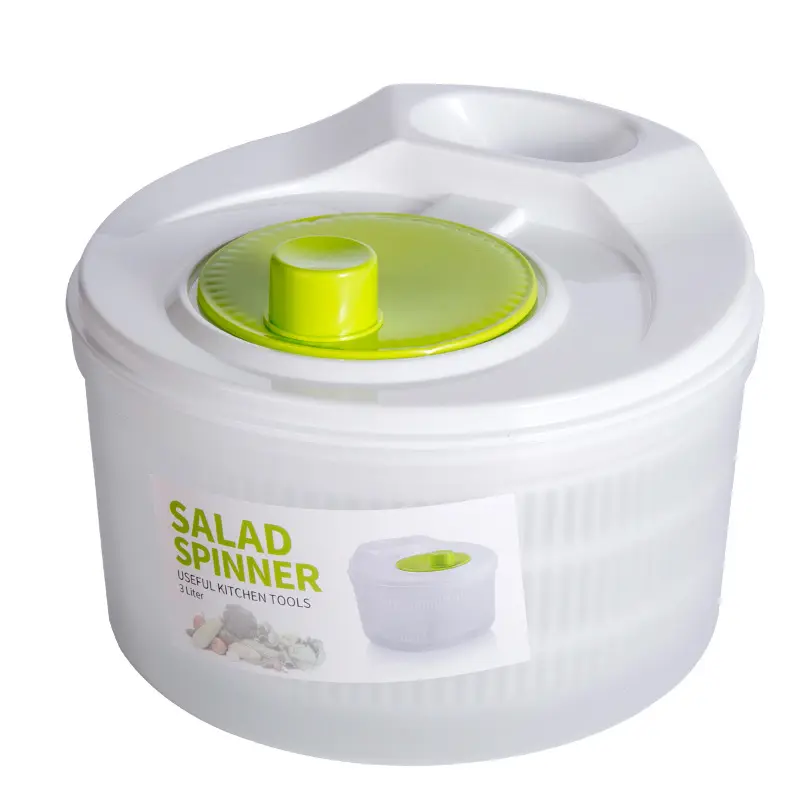 Lettuce Vegetable Serving Drainer Dryer Large Bowl Plastic Salad Spinner