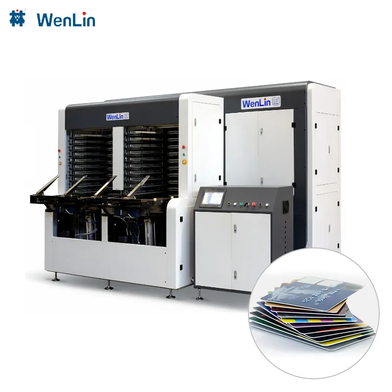 Full Automatic CR80 PVC Card Lamination Machine For 86*54mm