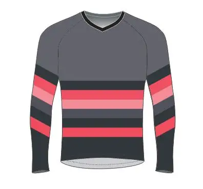 150gm Moisture Wicking Knit Poly Full color sublimated prints with UV protection BMX Race Jersey