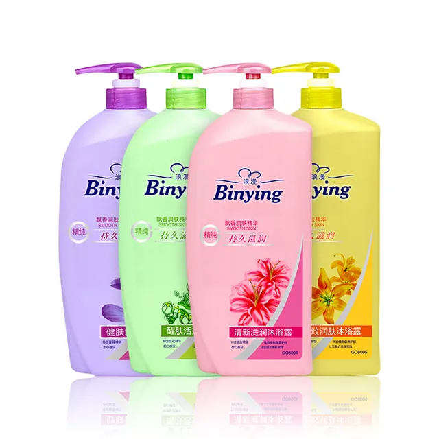 Wholesale Private Label Organic Bodywash Whitening Bath Shower Gel 1200ml Body Wash Floral Shower Gel