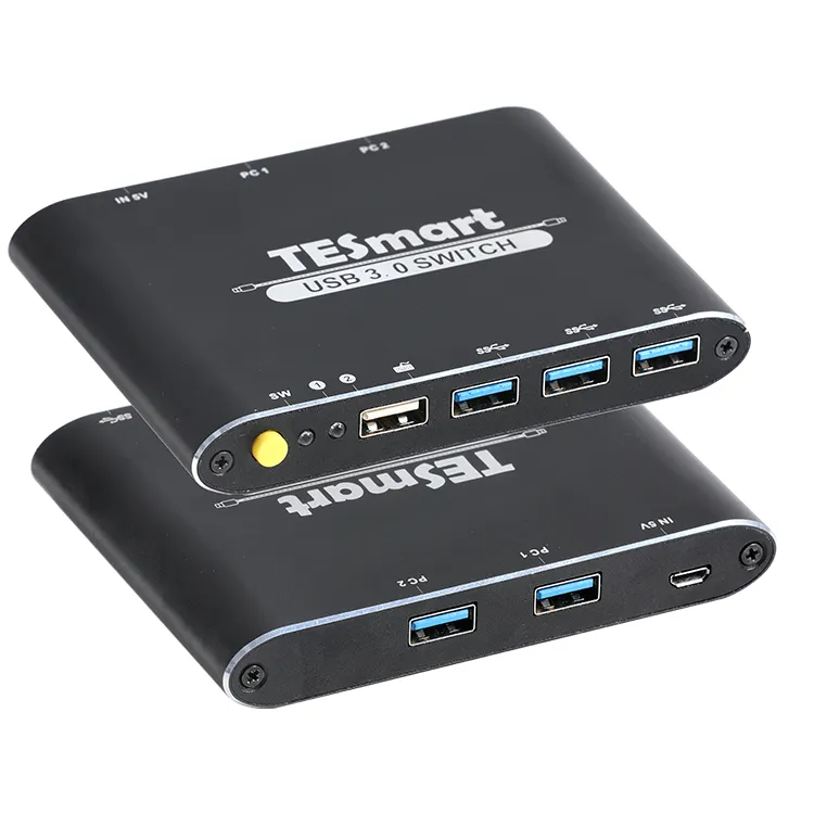 TESmart  New Arrivals  USB 3.0 Switch  Type-c switch for switching PCs