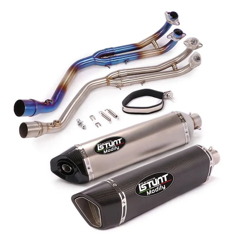 FOR TMAX530 Header Pipe Exhaust Full Motorcycle Exhaust System For TMAX 500 with universal exhaust