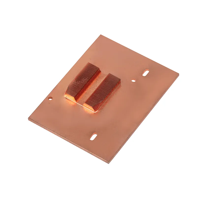 Winshare Thermal Best Quality Custom Aluminum High Thermal Conductivity CNC Machining Copper Skiving Heat Sink For Cooling