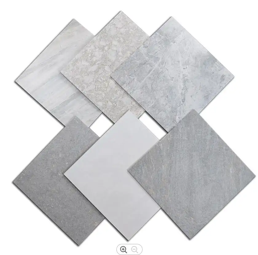 Grey color Matte rustic non-slip antique cement ceramic floor tiles kitchen flooring porcelain matte tile