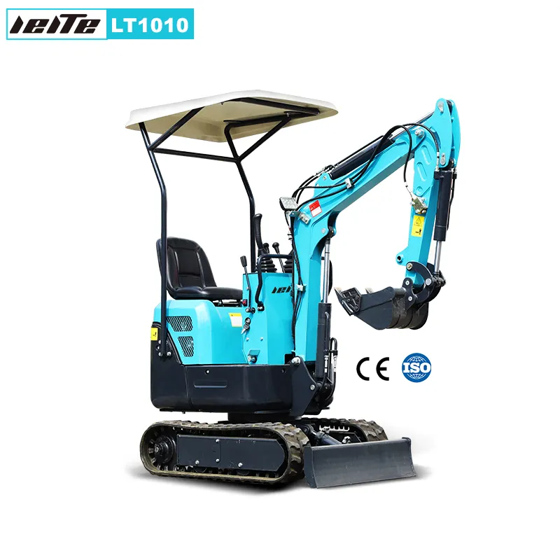 China mini micro digger 1 ton diesel cylinder crawler excavator mini digger fast delivery Chinese excavators