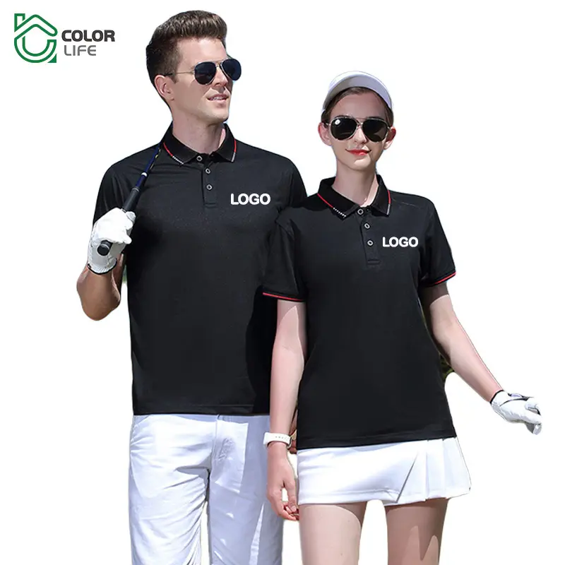 Embroidered Mens 100% Cotton Outdoorleisure Polo Shirt with Custom Logo