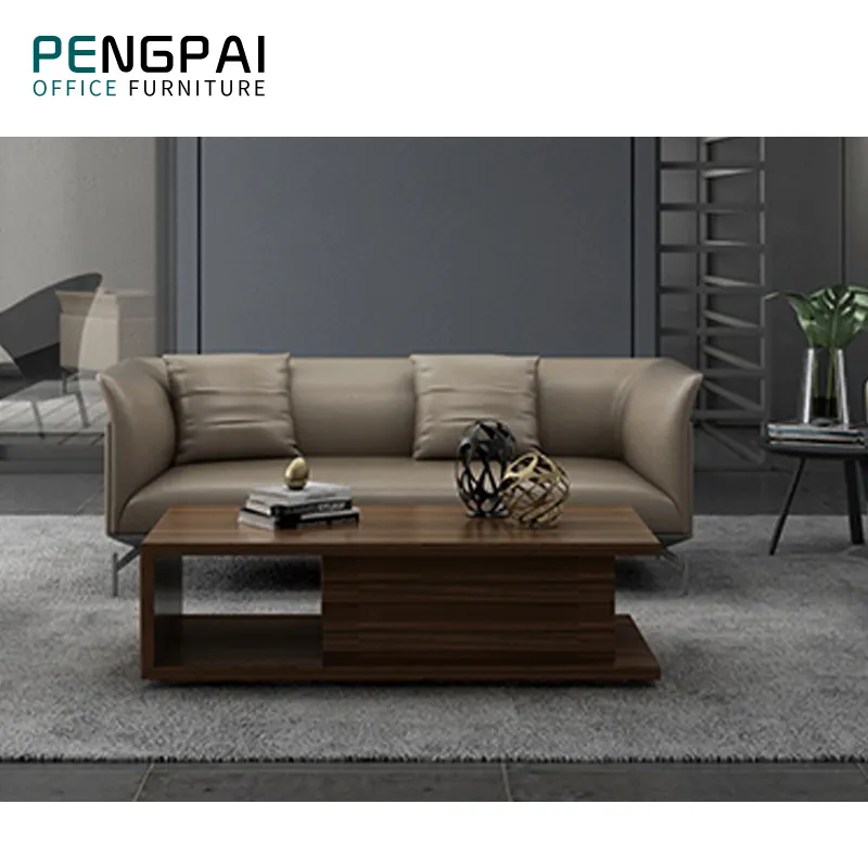 Commercial Furniture General Use and Synthetic Leather Material office sofa sets