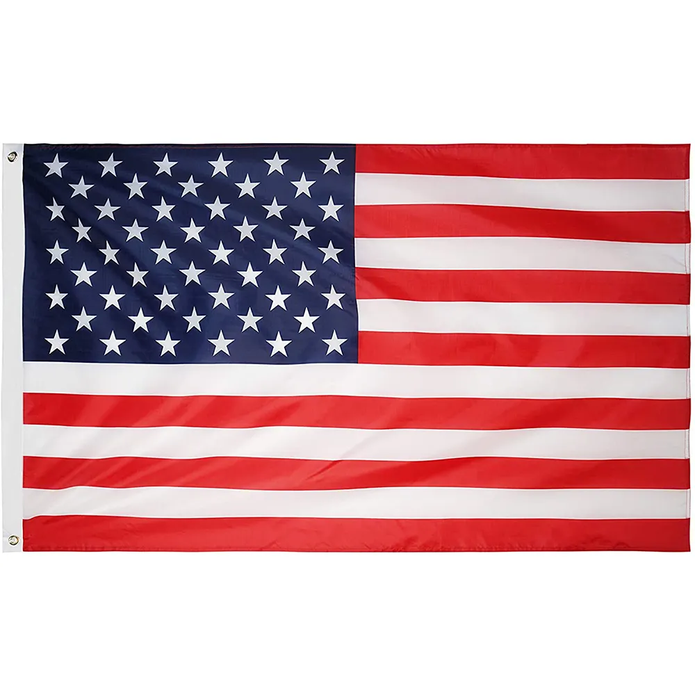 USA Polyester America National Flag 3X5ft 150*90cm Vivid Color and Fade Resistant American Country Flag For Outdoor Decoration