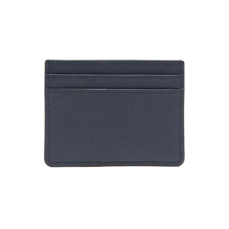 Full Grain Leather Custom Saffiano rfid Wallet Card Holder for Unisex