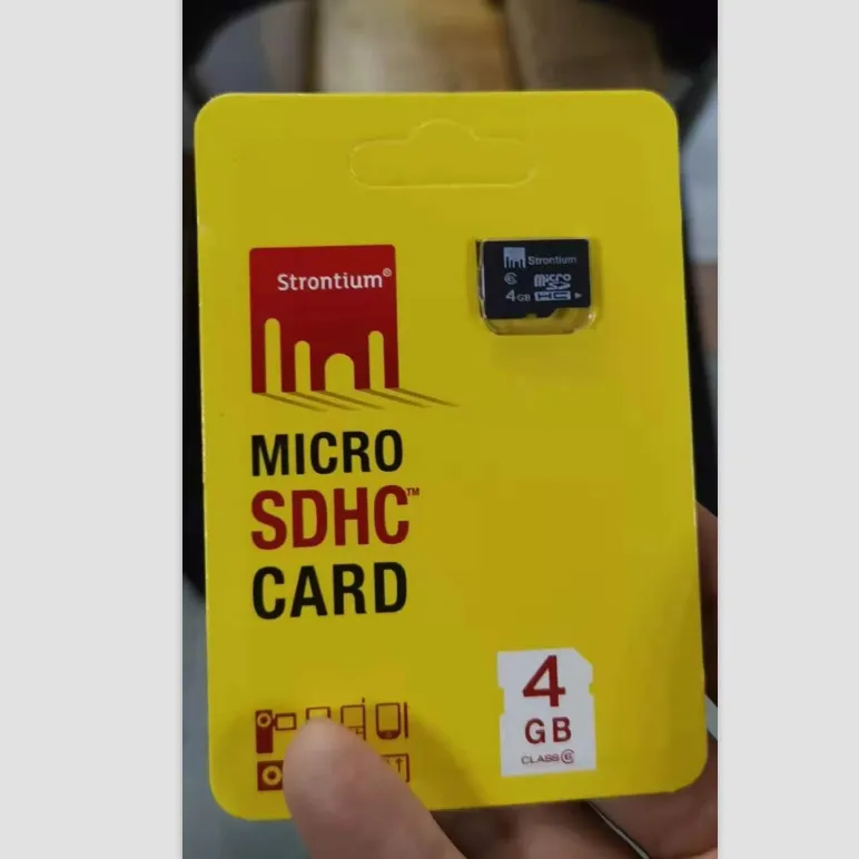 Заводская дешевая карта памяти класса 6 с пластиковой коробкой 4 Гб