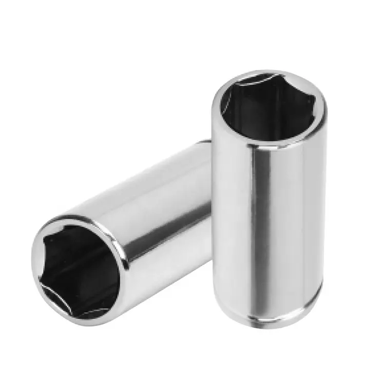 Hot Selling High Quality CR-V Steel Socket 1/4" DR. Deep Socket, 6PT Metric Socket