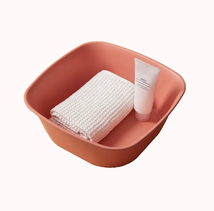 Cheap household plastic square basin high quality plastic basin multipurpose classic shape non toxic plastic basin for wholesale