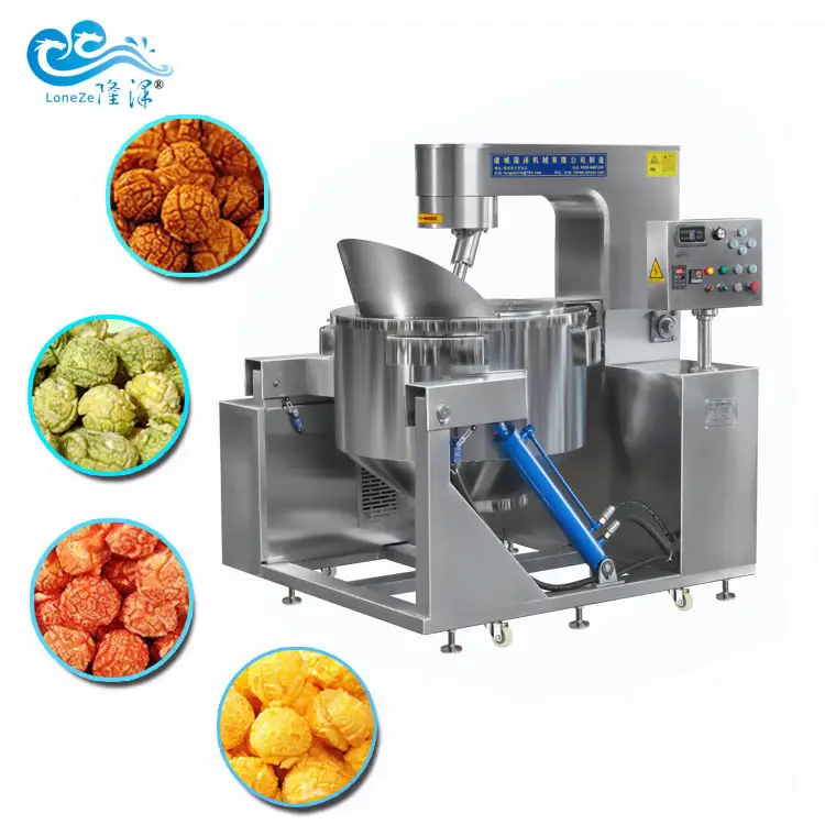 Machine de popcorn machine electric oil heating