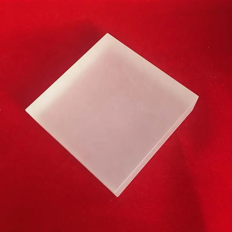 Различная толщина кварца вафли матовой кварцевое стекло плавленый силикон пустой диск