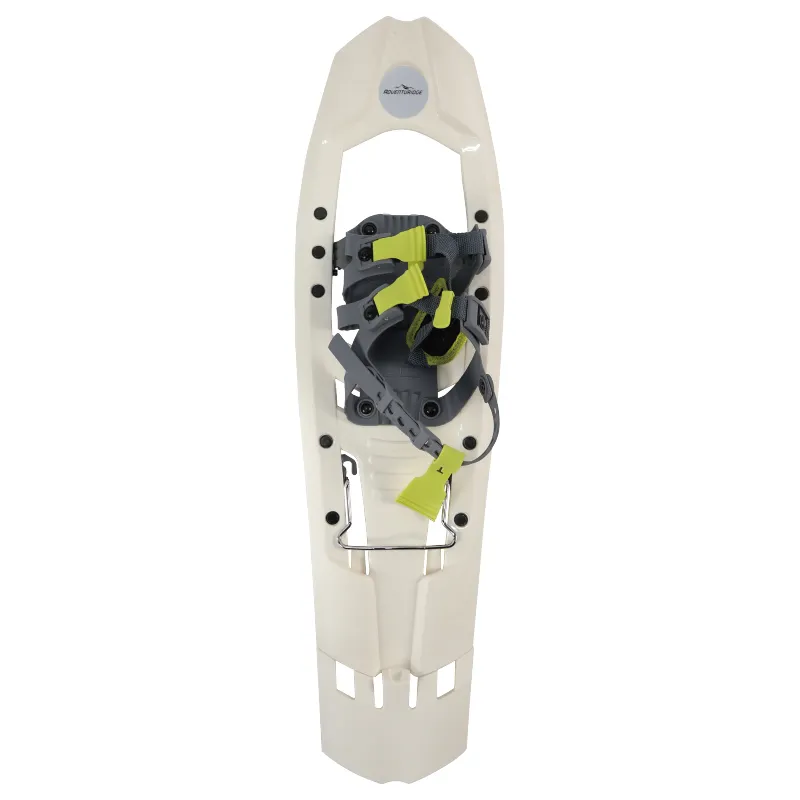 Ultra Lightweight Foam Padded One pull Binding Plastic Snowshoes With Heel Lift For Snowshoeing