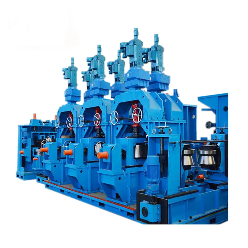 API Pipe Mill Oil Gas Transportation Tube Production Line  ERW Welded Roll Forming Steel Pipe Making Machinery