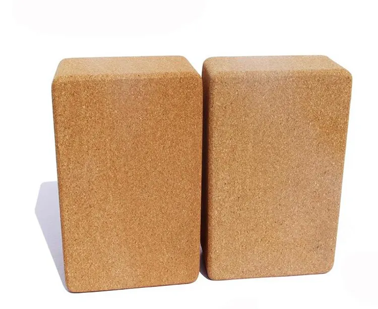 Wholesale Eco-Friendly Yoga Blocks Natrual Cork Custom Yoga Block Cork Yoga Block