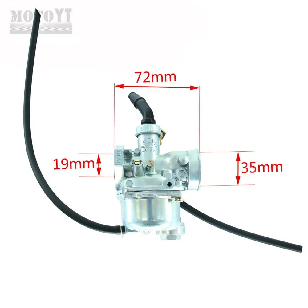 Hot Sale KF PZ19 carbureter cable choke  with oil switch for 70-110cc engines