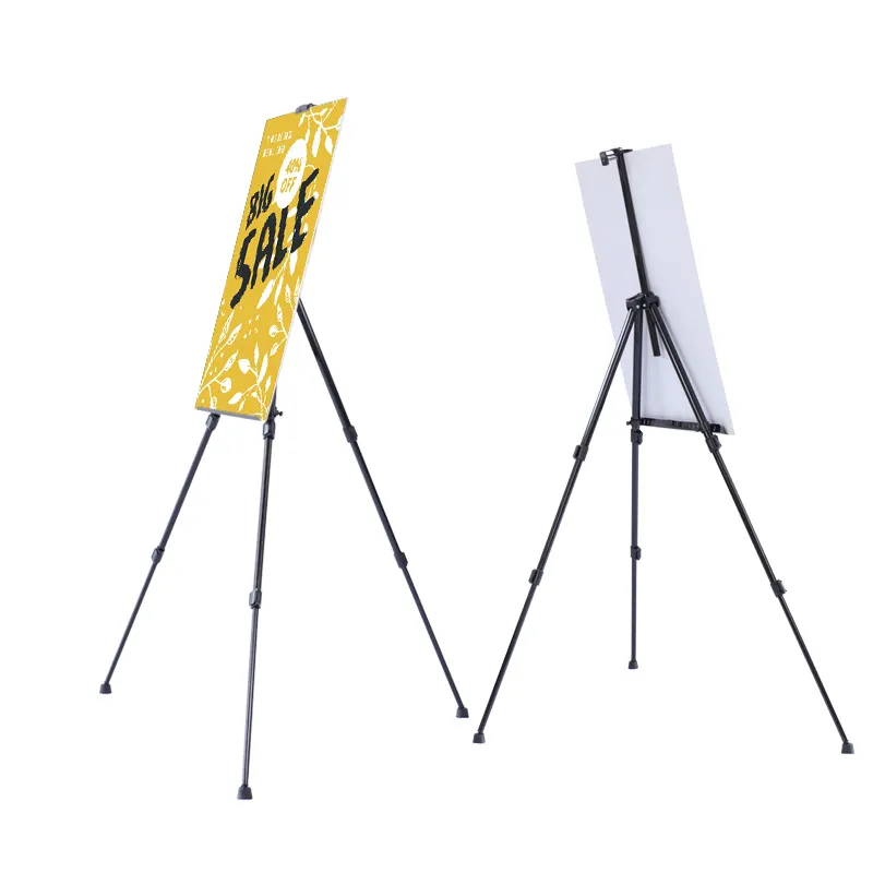 High Quality Durable Retractable Custom Portable Shop Hot Sale Advertising Adjustable Easel