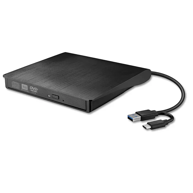 Оптический привод USB TYPE-C Внешний DVD CD RW дисковая горелка для ноутбука