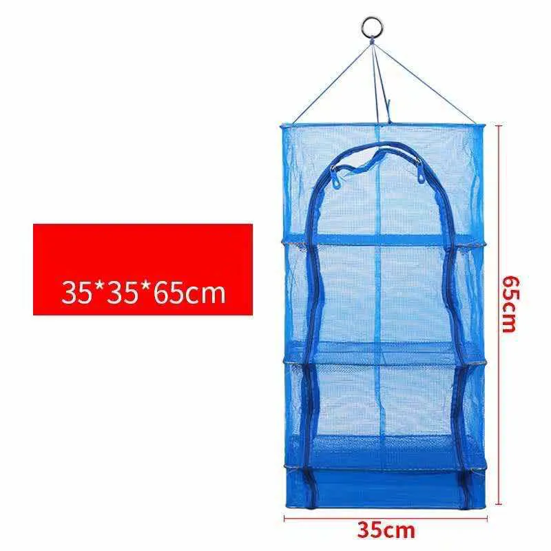 Vegetable Fruit Food Foldable Mesh Herb Dry Net To Dry Fish Drying Net Fish Hanging Drying Net