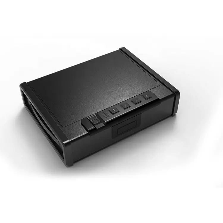 ONNAIS Biometric Gun Case Portable Gun Safe Box With Fingerprint Lock For Home Hotel Bank Hand Gun Safe