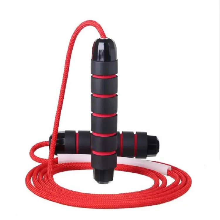 Oem Red Exercise 3m Jump Rope  Chinese Indoor Cotton Skip Rope