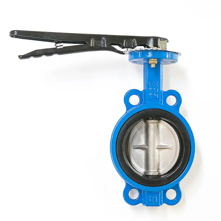 Rubber coating 304 Disc cast iron body 8 inch butterfly valve for sale