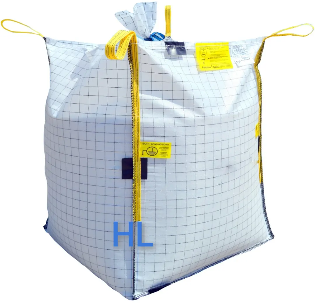 Waterproof FIBC bag sample accepted 100% virgin PP Size 90*90*100