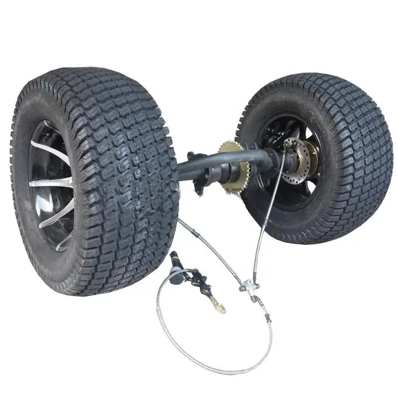 DIY GO KART KARTING Quad Transmission Brake Pump 12 Inch Wheel Rim Tire Tyre ATV UTV Buggy Rear Axle Chain Differential