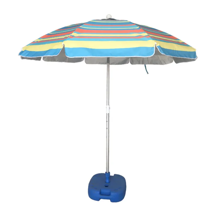 6.5ft custom amazon aluminium carry bag uv protection portable beach umbrella