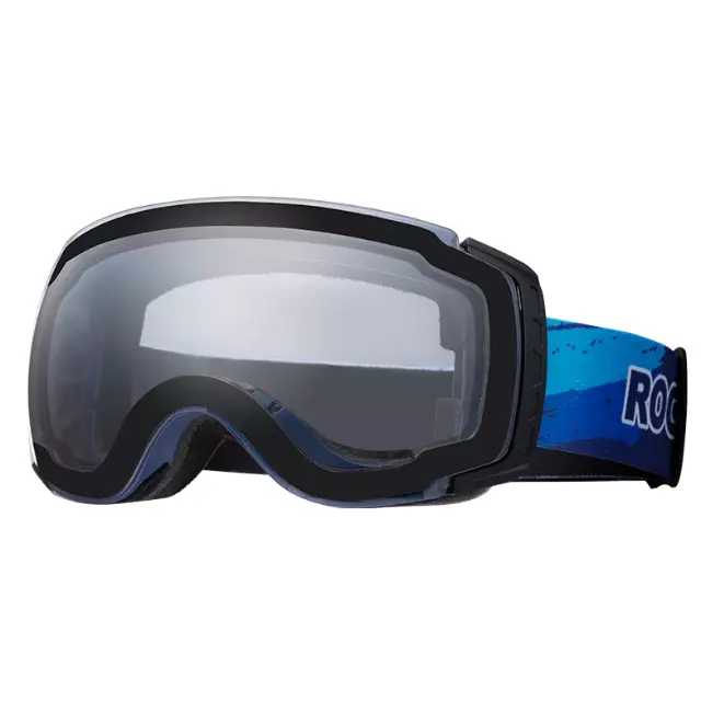 Фотохромные лыжные очки для сноуборда UV400 с логотипом под заказ, поляризованные очки с воздушным отверстием и пеной