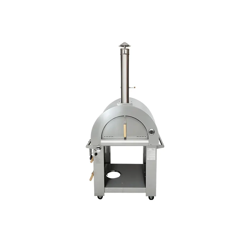 Hyxion духовка для пиццы горячая Распродажа итальянская нержавеющая сталь огнеупорный кирпич термометр соответствующие инструменты барбекю гриль