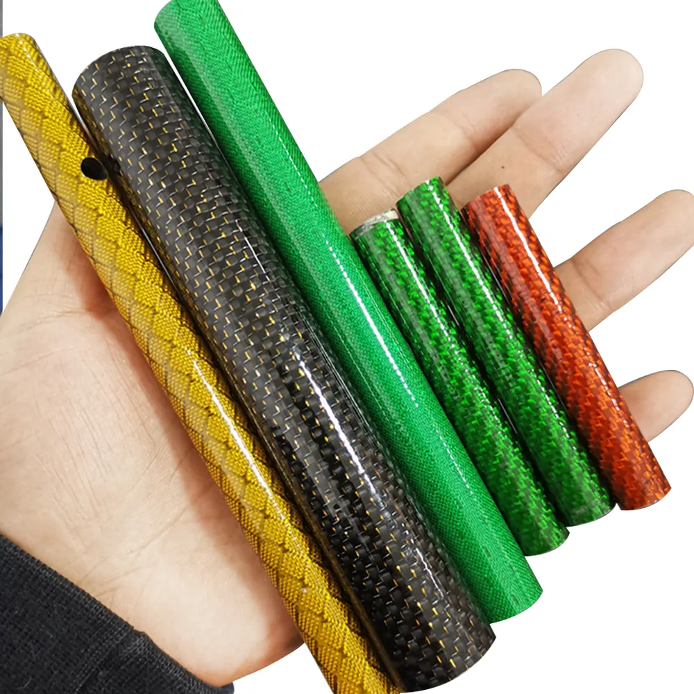 High Quality Carbon Fiber Tube OEM Carbon Fiber Tube Carbon Fiber Color Tube Customization