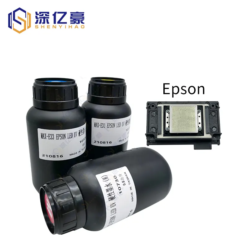 Оригинальные УФ-чернила из Тайваня, 1000 мл, УФ светодиодные отверждаемые чернила для Ricoh Gen5, УФ-принтер для Epson DX7 DX5 CE4, Печатная головка