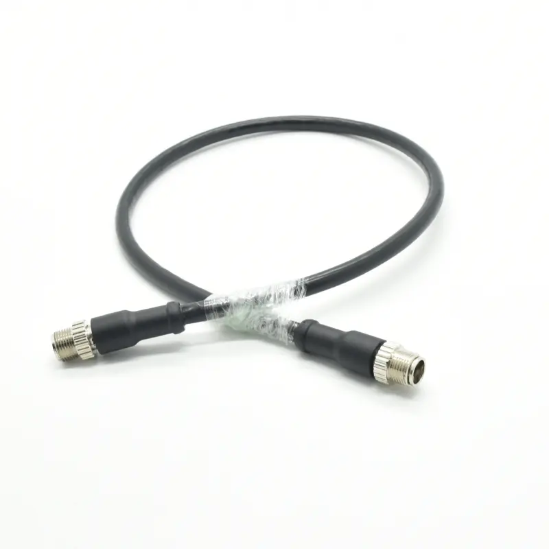 M12 X код 8 pin Электрический силовой кабель для подключения к сети водонепроницаемый круглый соединитель