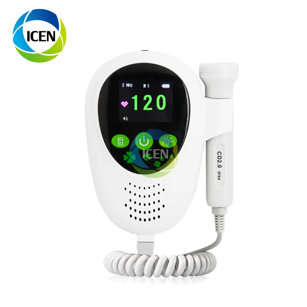 IN-FD400 medical ultrasonic machine heartbeat monitor portatil fetal doppler price