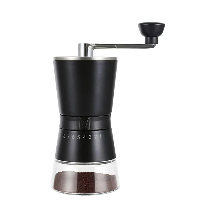 Кофейные инструменты, портативный конический керамический ручной измельчитель кофейных зерен эспрессо из нержавеющей стали