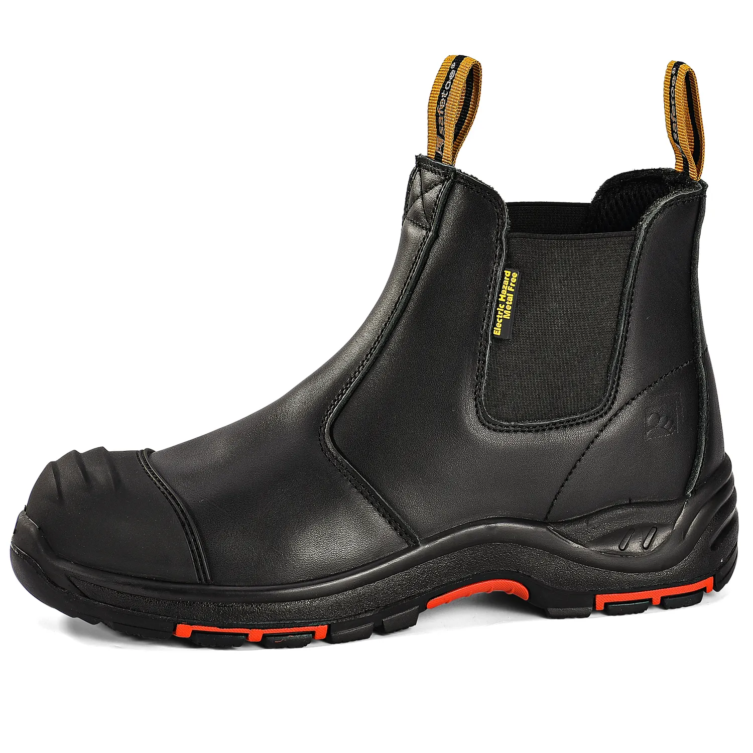 Heavy Duty Full Grain Cow Leather S3 Metal Free Safety Boots Ready to Ship