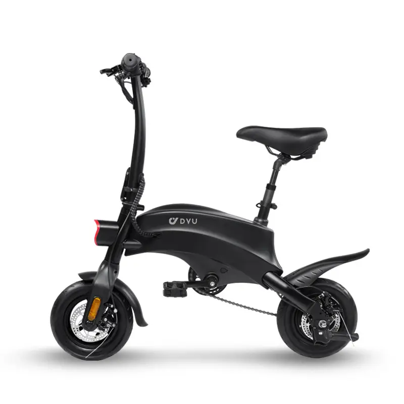 DYU EU warehouse fat tire 10 inch wheel hick and foot scooter electric motorcycles and scooters