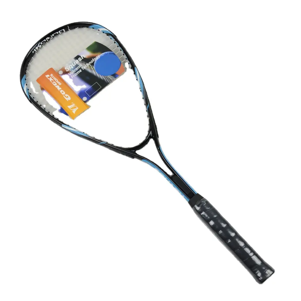 SQ585 BLUE new design Aluminum alloy squash racket/squash racquet with squash string