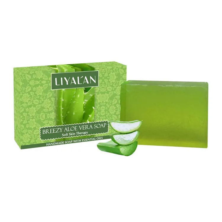 trending hot products Natural Organic alovera soap whitening moisturizing aloe vera soap