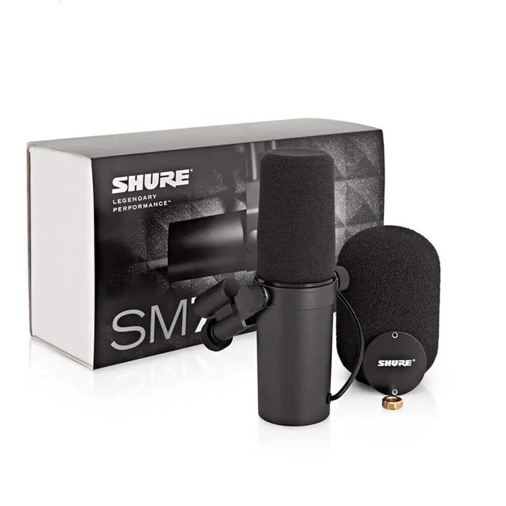 Buy With Confidence New Shure SM7B Professional Cardioid Dynamic Studio Vocal Microphone SM-7B