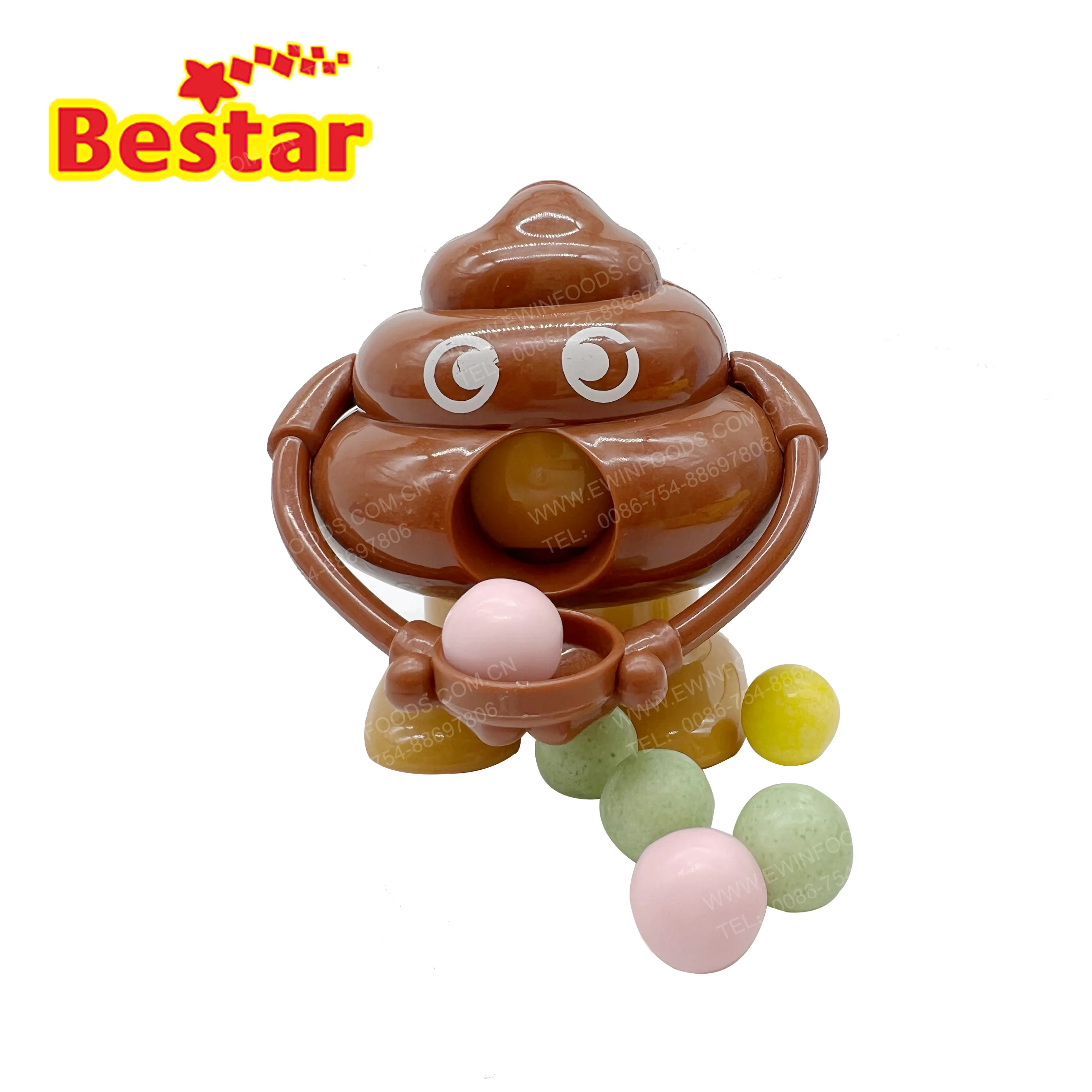 Toy Candy China Plastic Spoof Poo Funny Toy Most Popular Push Type Popular Item Candy Confectionery Sweets And Candies