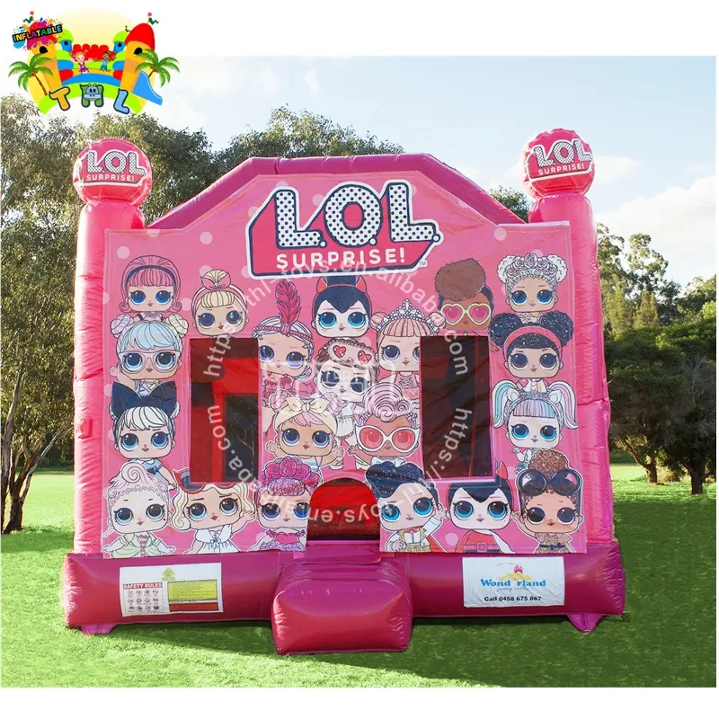commercial grade inflatable bounce house princess palace inflatable combo with slide