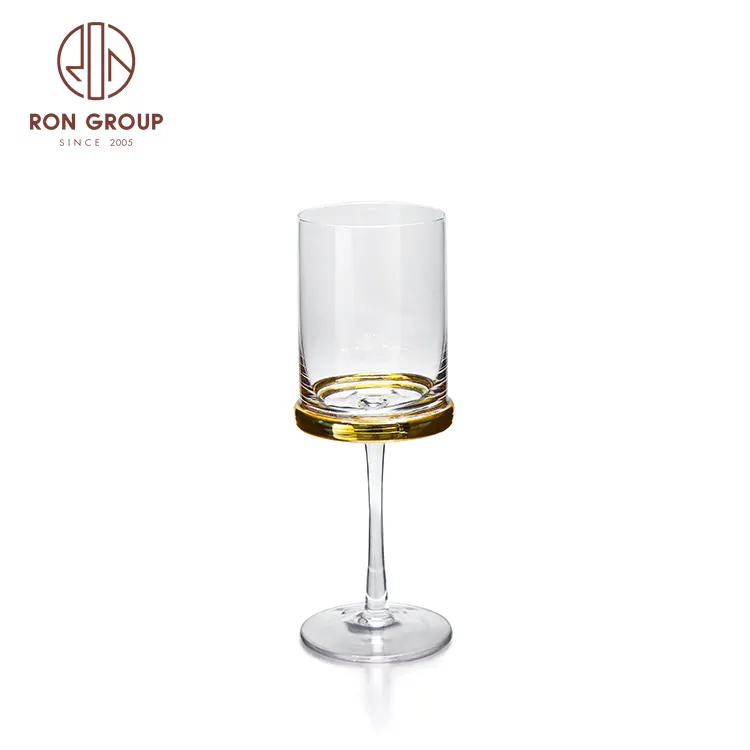 good price high quality rose gold wine cup crystal big size drink glass for wedding