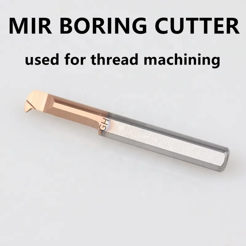 CNC small hole Grooving Threading cutter Tungsten Carbide MIR Boring tool for steel iron