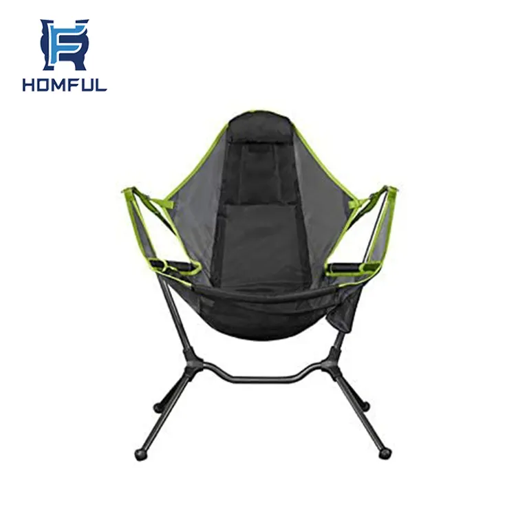 HOMFUL Outdoor Luxury Recliner Relaxation Chair Comfort Lean Back Folding Camping Chair